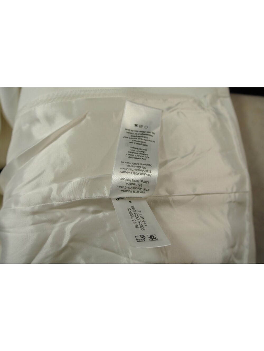 NEW, VERONICA BEARD Cropped Rickie Dickey Jacket in White Sz 6 #SJ2398 - Picture 12 of 14